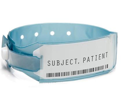 Patient name tag