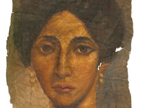 funerary portrait of a women