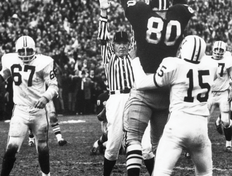 Football players black and white
