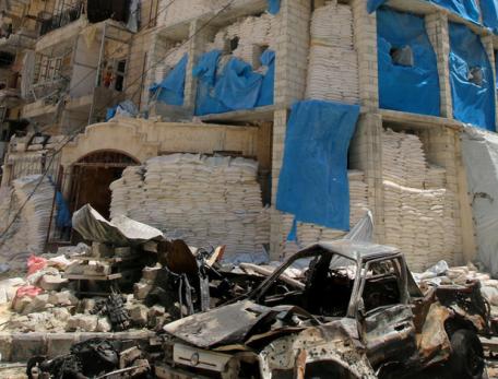 The al-Quds hospital in the opposition-held sector of Aleppo was hit by air strikes in April 2016, killing twenty-seven people, including three doctors. Its destruction left only three functioning hospitals in that part of the city.