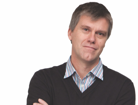 man in sweater and collared shirt