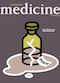 A magazine cover with an illustration of a broken vaccine vial