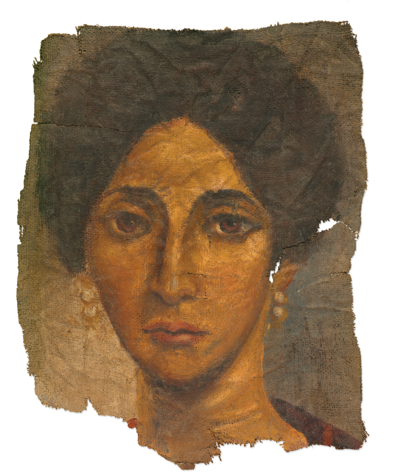 funerary portrait of a women