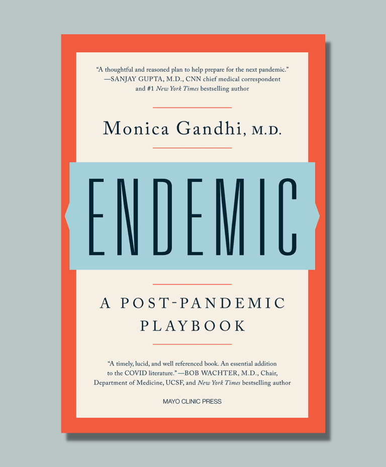 Book cover of "Endemic: A Post-Pandemic Playbook" by Monica Gandhi