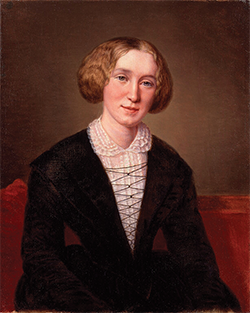 painting of the author George Eliot