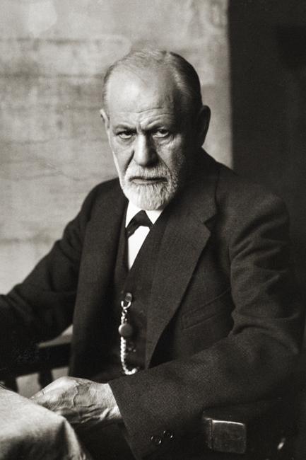 sigmund freud looking angrily at the camera