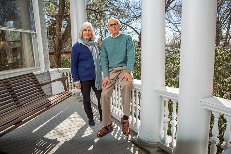 Portrait of Jacqueline Olds and Richard Schwartz