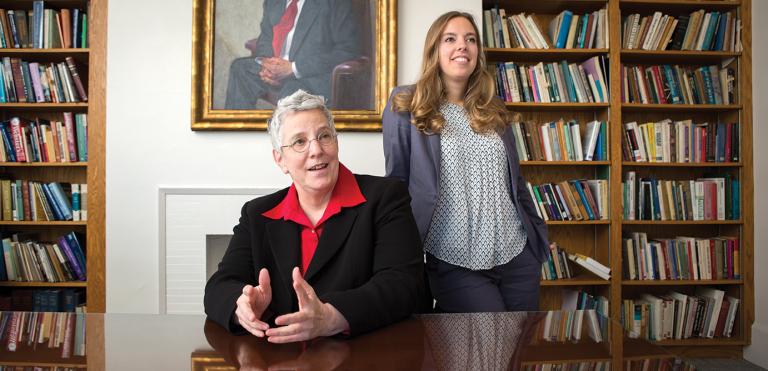 Portrait of Milissa Kaufman and Lauren Lebois