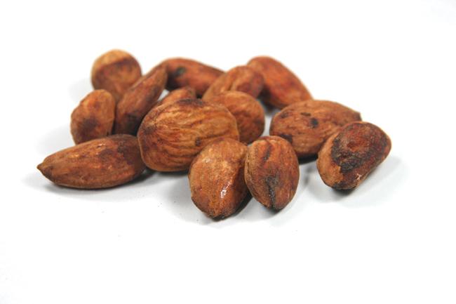 a pile of almonds